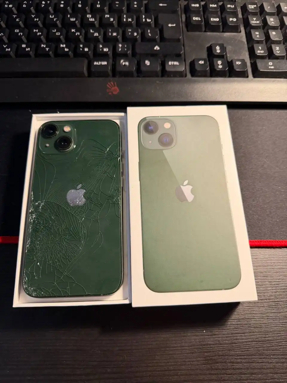 Продажа iPhone 13 зеленого цвета 128 ГБ - Смартфоны (Электроника) в Москва