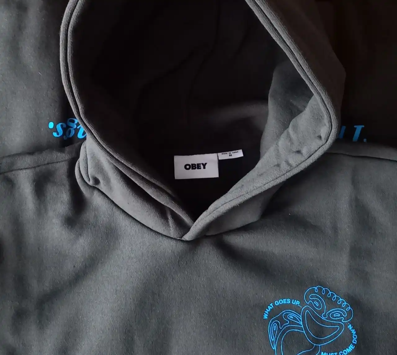 Худи Obey extra heavy размер М оригинал - Худи/толстовки (Одежда) в Москва