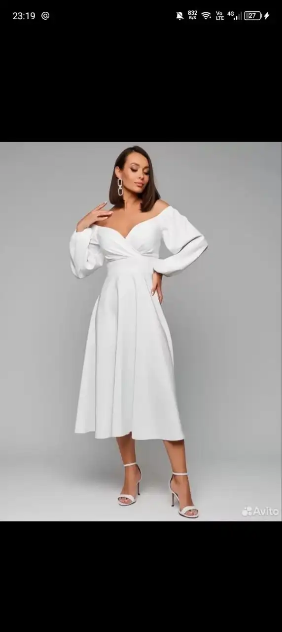 Платье вечернее свадебное белое - Вечерняя одежда (Одежда) в Зеленоград