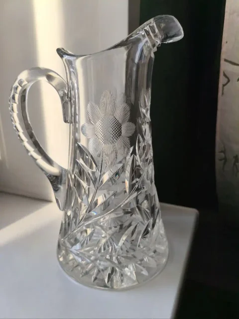 Кувшин хрустальный с трещиной в ручке - частное объявление в Зеленоград