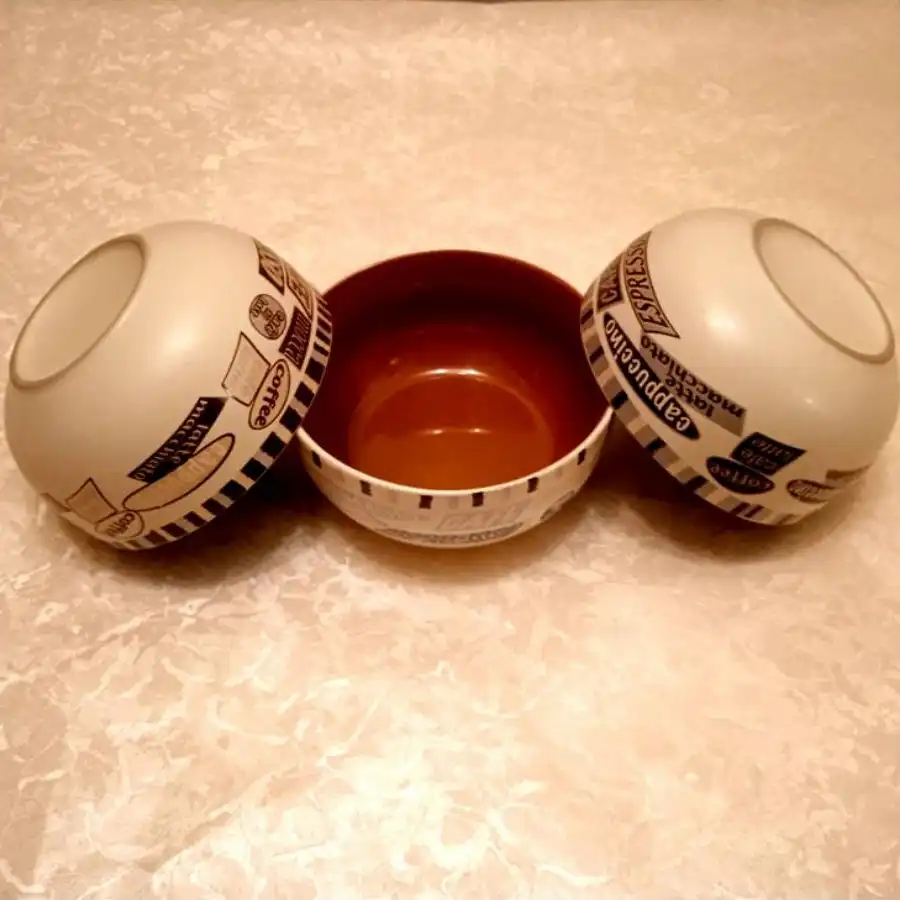 Набор керамических чаш с названиями кофейных напитков - Барахолка в Москва