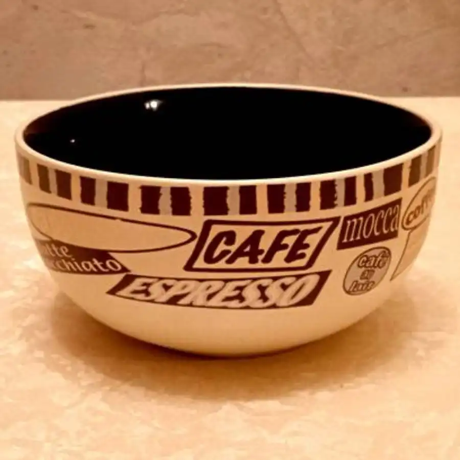 Набор керамических чаш с названиями кофейных напитков - Барахолка в Москва