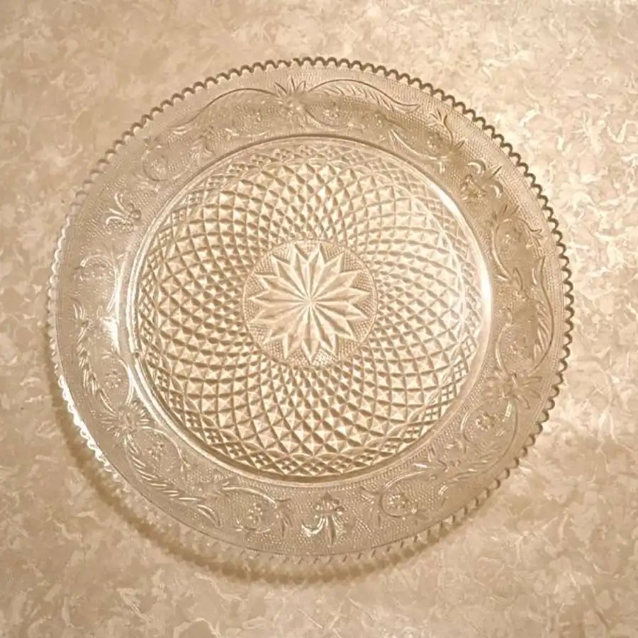 Большое стеклянное блюдо - Посуда (Барахолка) в Москва