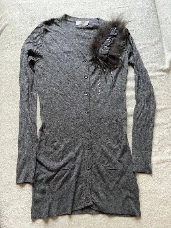 Кардиган с брошью - Одежда в Москва