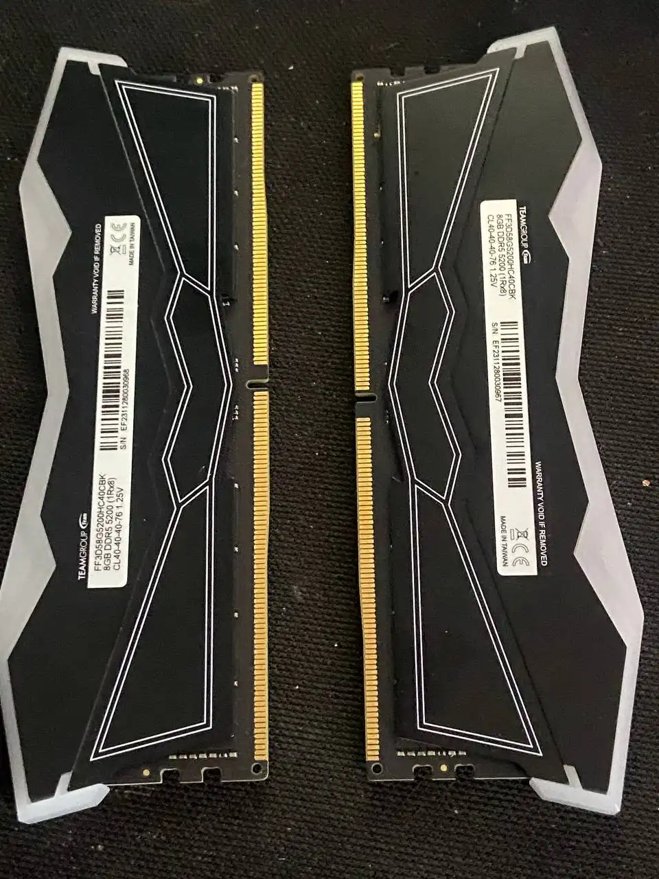 T-Force RGB DDR5 16GB x2 новые оперативная память - Компьютерные комплектующие (Электроника) в Москва
