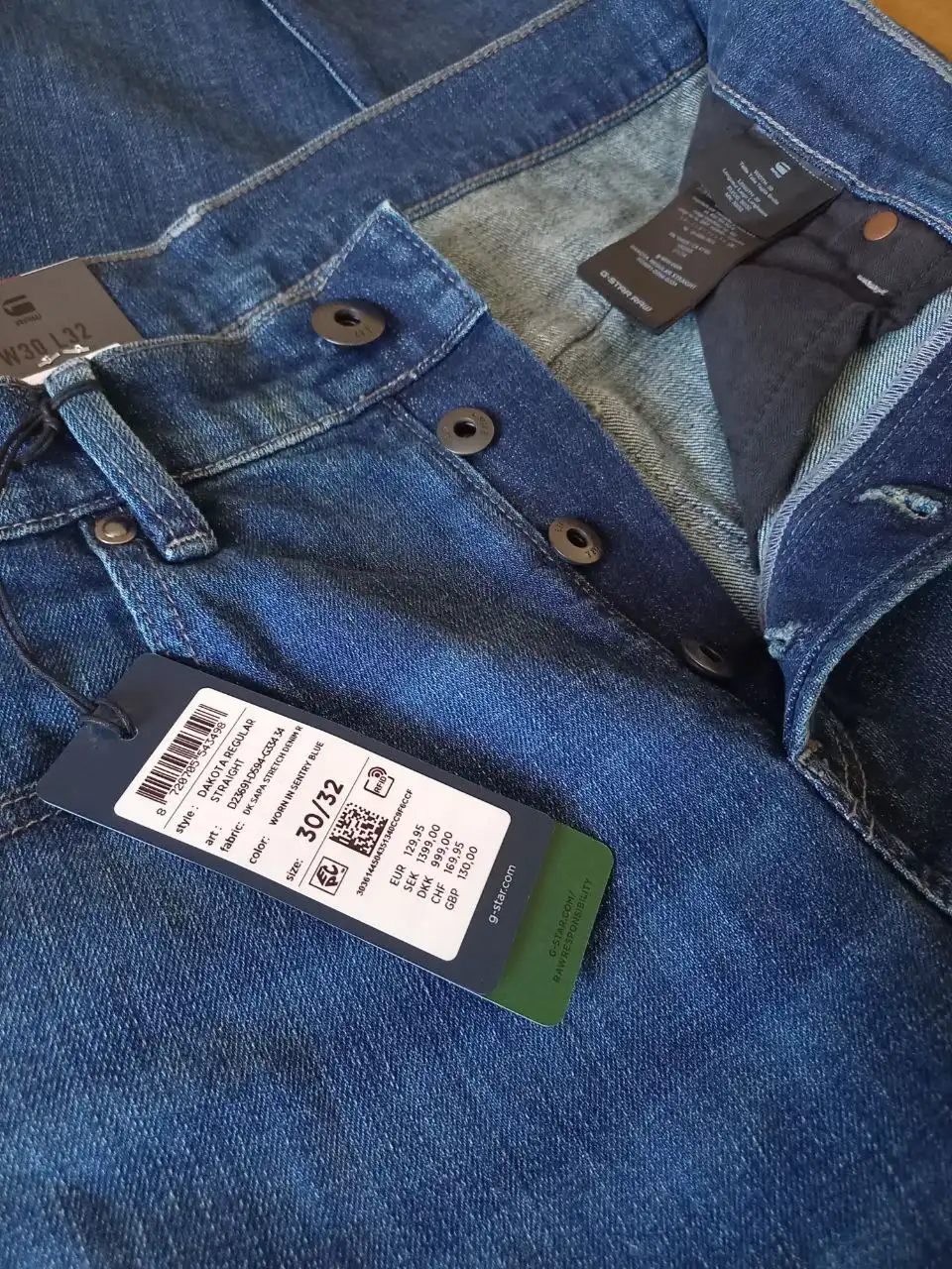 Джинсы G-Star Raw Dakota Regular Straight W30/L32 - Джинсы (Одежда) в Москва