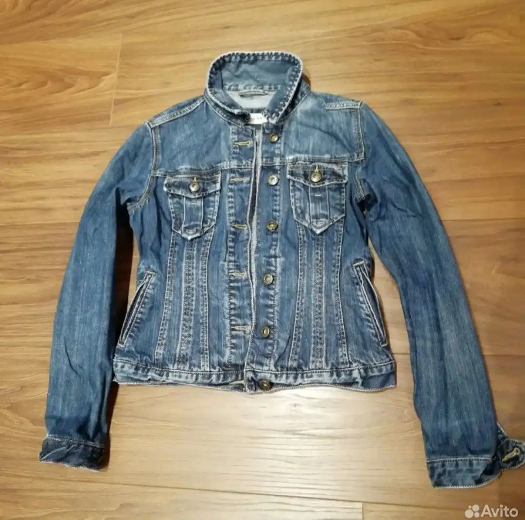 Джинсовая куртка Massimo Dutti размер xs - Верхняя одежда (Одежда) в Москва