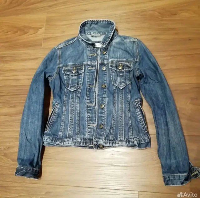 Джинсовая куртка Massimo Dutti размер xs - Брюки в Москва