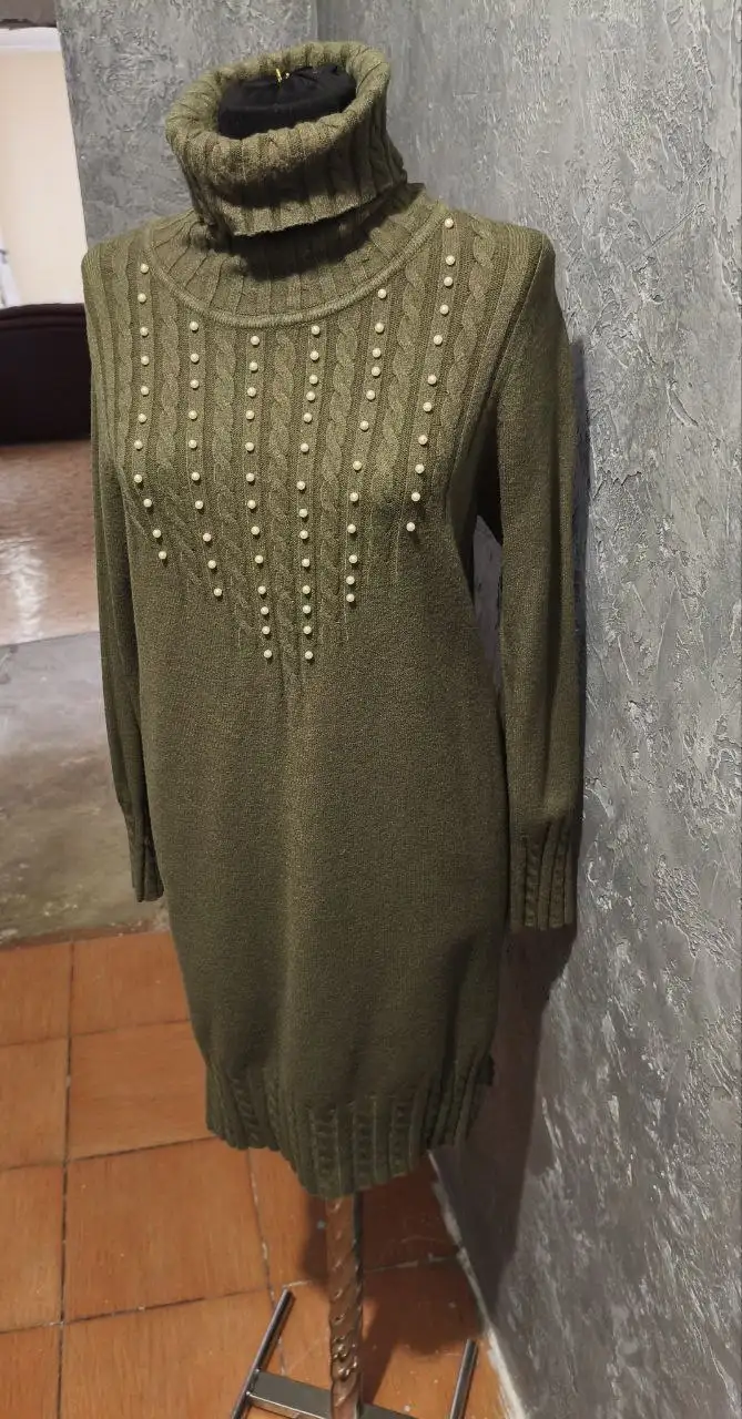 Платье новое теплое Италия размер 46-48 - Платья (Одежда) в Зеленоград