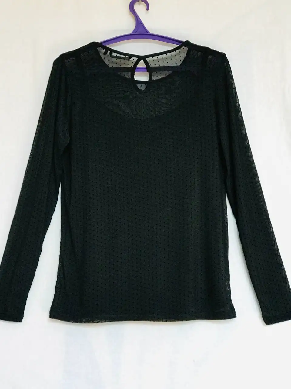 Блузка OSTIN новая с бархатными мушками - Женская одежда (Одежда) в Москва