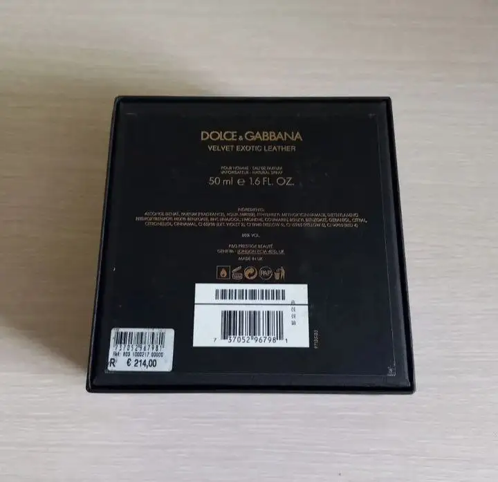 Продажа парфюмерной воды Dolce & Gabbana velvet exotic leather - Парфюмерия (Барахолка) в Москва