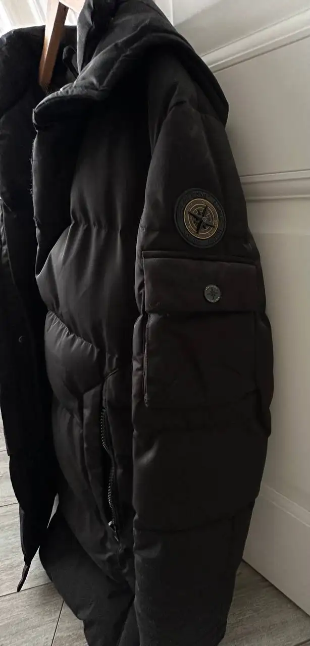 Мужское пальто Tom Farr черного цвета размер M - Верхняя одежда (Одежда) в Москва