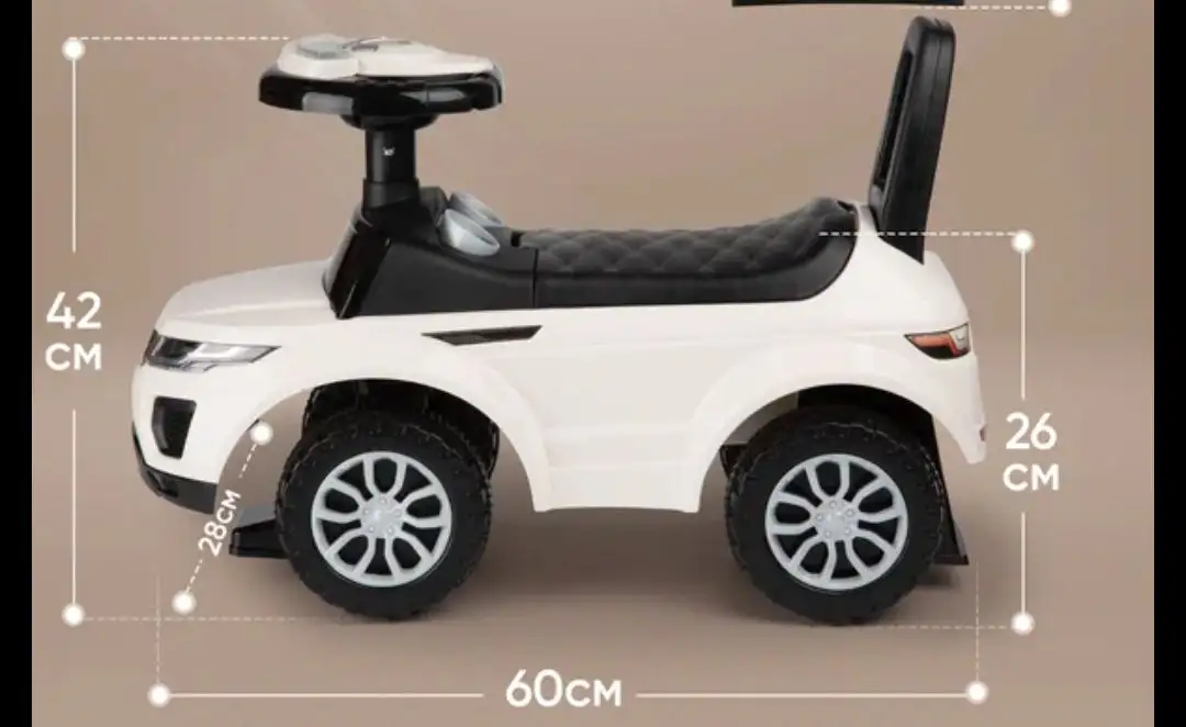 Машинка каталка толокар с музыкальным рулем - Каталки (Товары для детей) в Москва