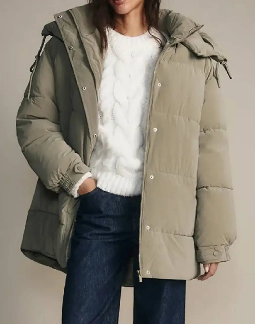 Пуховик в отличном состоянии размер S (оверсайз) - Верхняя одежда (Одежда) в Москва