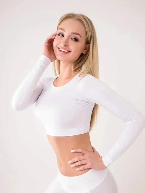 Укороченный рашгард Rashguard Mini White размер S - Спортивная одежда в Москва