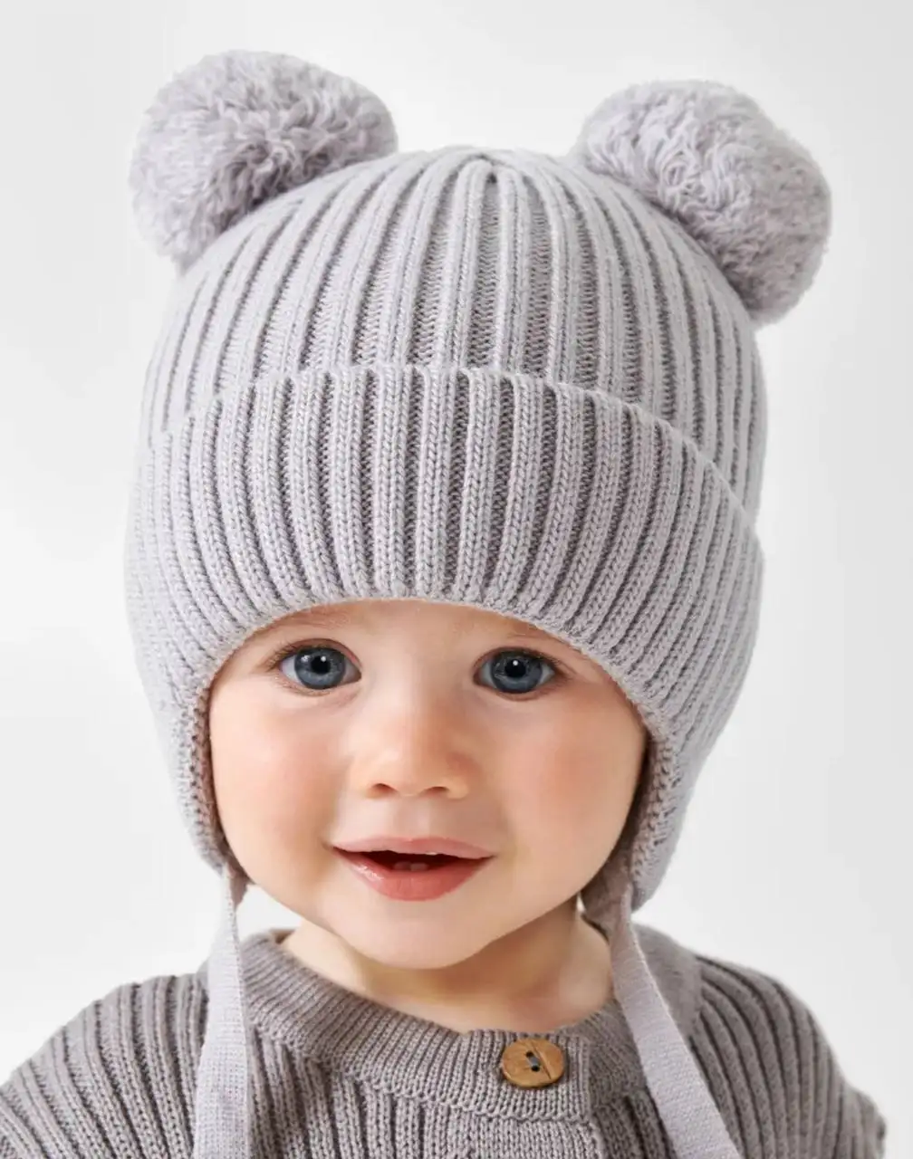 Шапка детская с помпоном Happy Baby - Барахолка в Москва