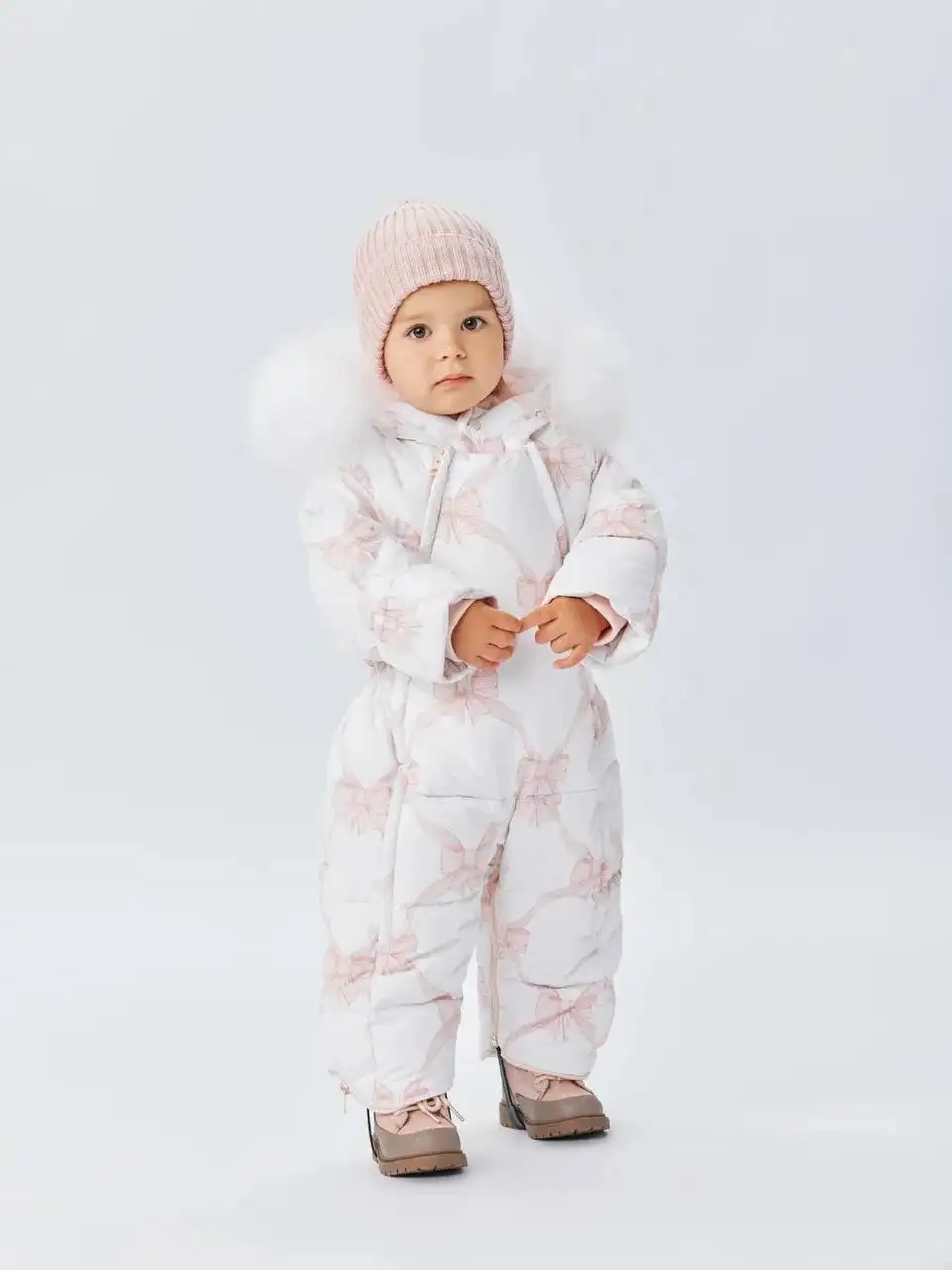 Комбинезон детский белый Happy Baby размер 68-74 - Детская одежда (Товары для детей) в Москва