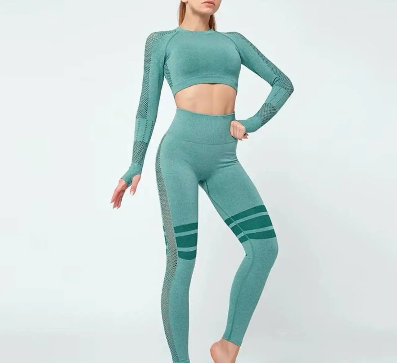 Бесшовный костюм лосины для йоги Bona Fide - Спортивная одежда (Одежда) в Москва