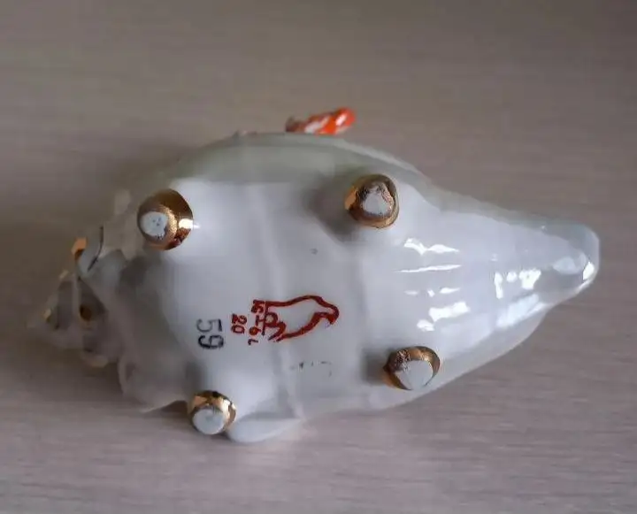 Статуэтка Ракушка с рыбкой Дулевский фарфор - Антиквариат/Коллекции (Барахолка) в Москва