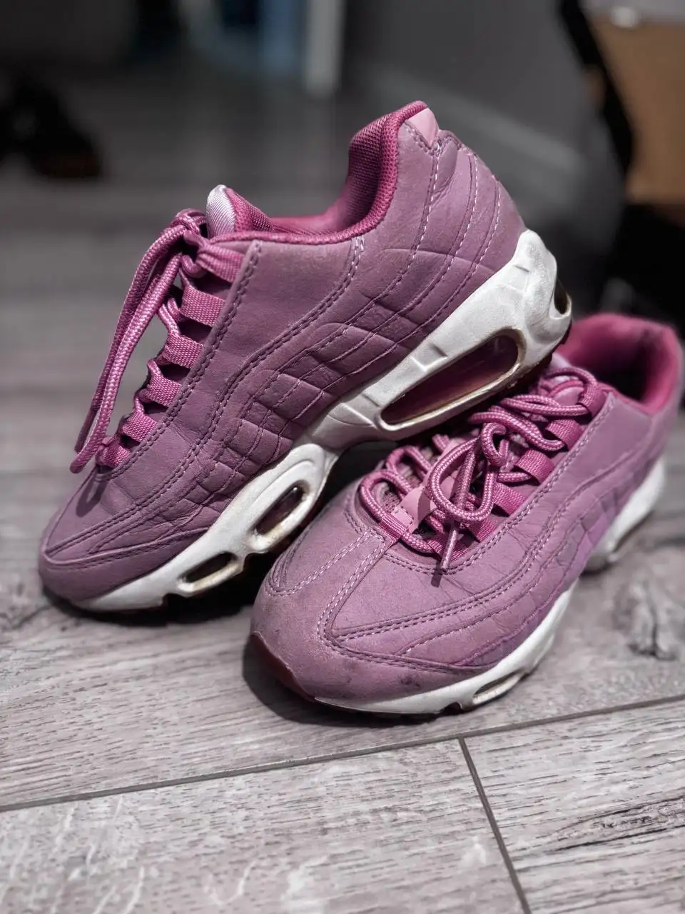 Женские кроссовки Nike Air Max 95 Light Pink размер 37 - Обувь (Одежда) в Москва