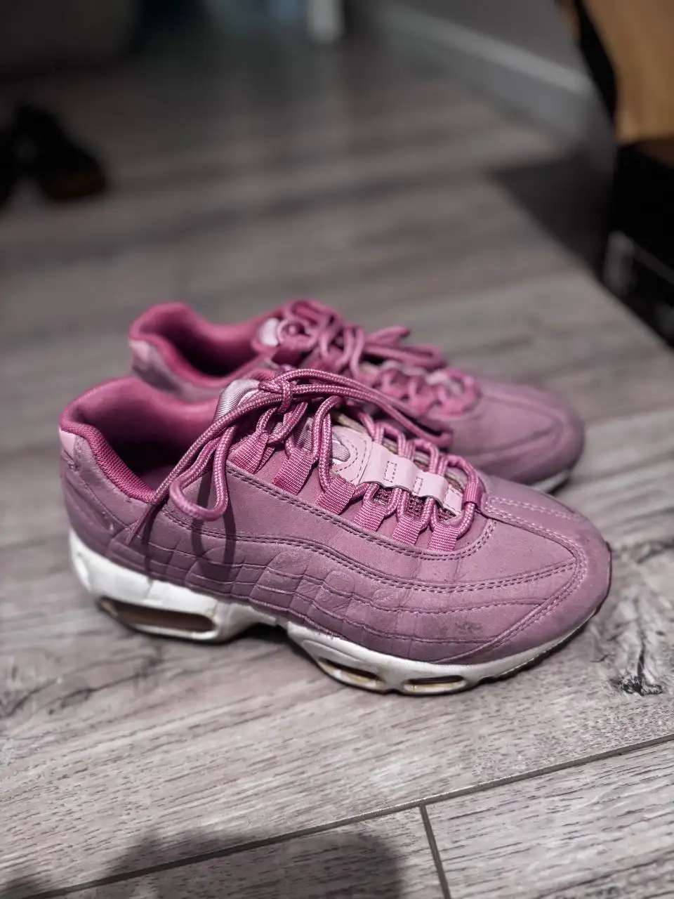 Женские кроссовки Nike Air Max 95 Light Pink размер 37 - Обувь (Одежда) в Москва