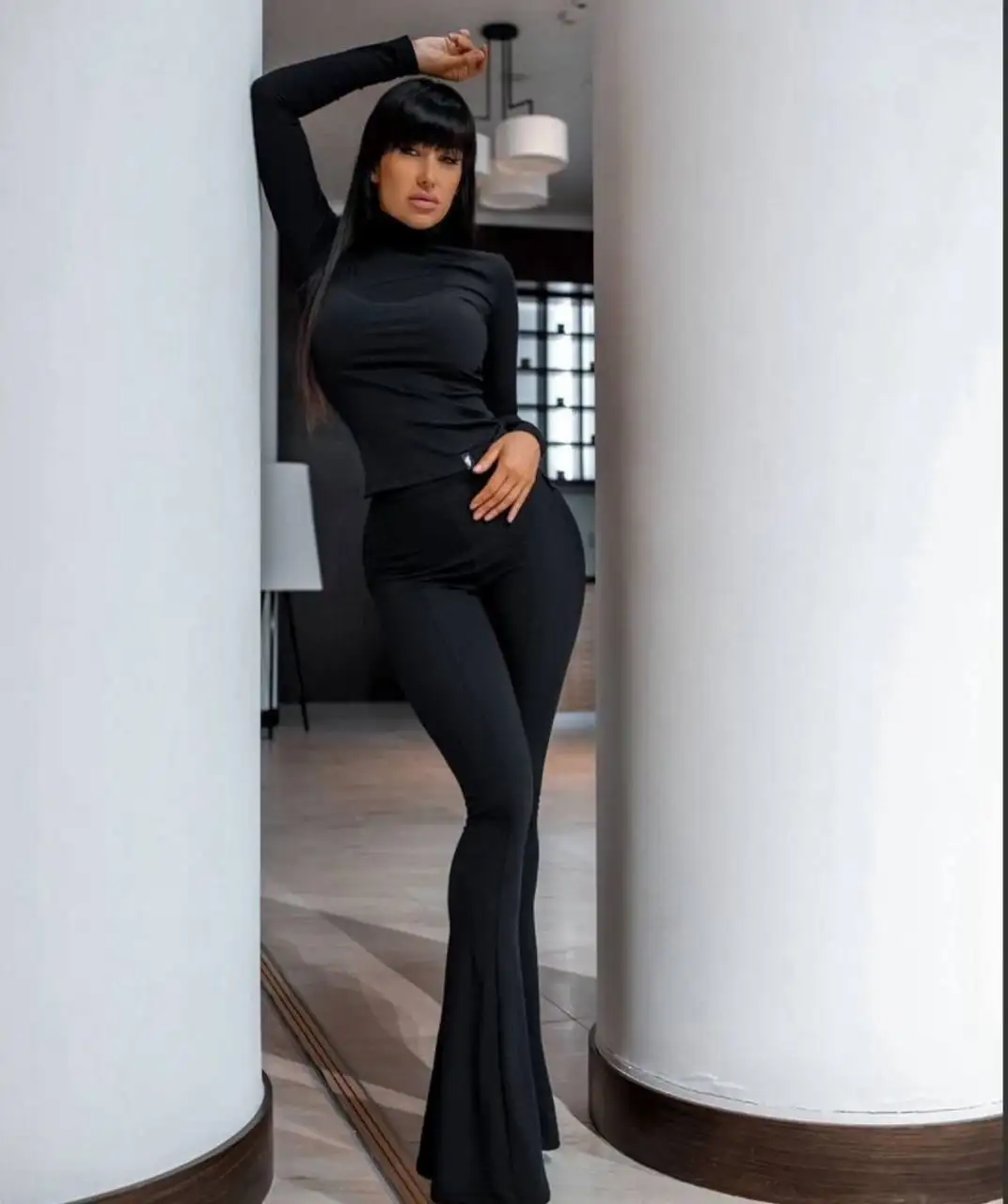 Рашгард Bona Fide: Polo Neck Black размер S - Спортивная одежда (Одежда) в Москва