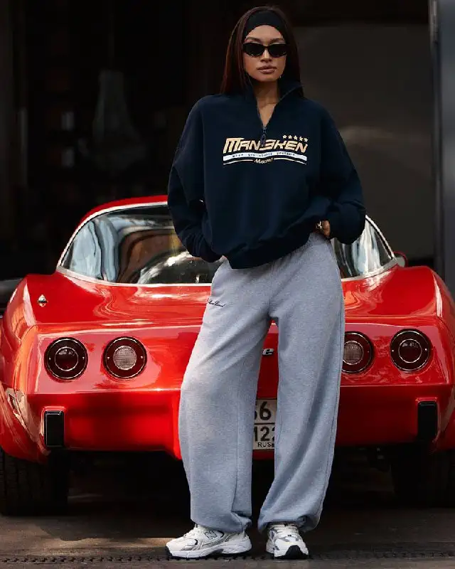 Тройер “Urban Rider” темно-синий Maneken Brand - Кофты (Одежда) в Москва