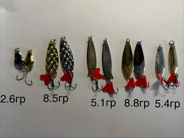 Набор из 10 блесен колебалки - Рыбалка в Москва