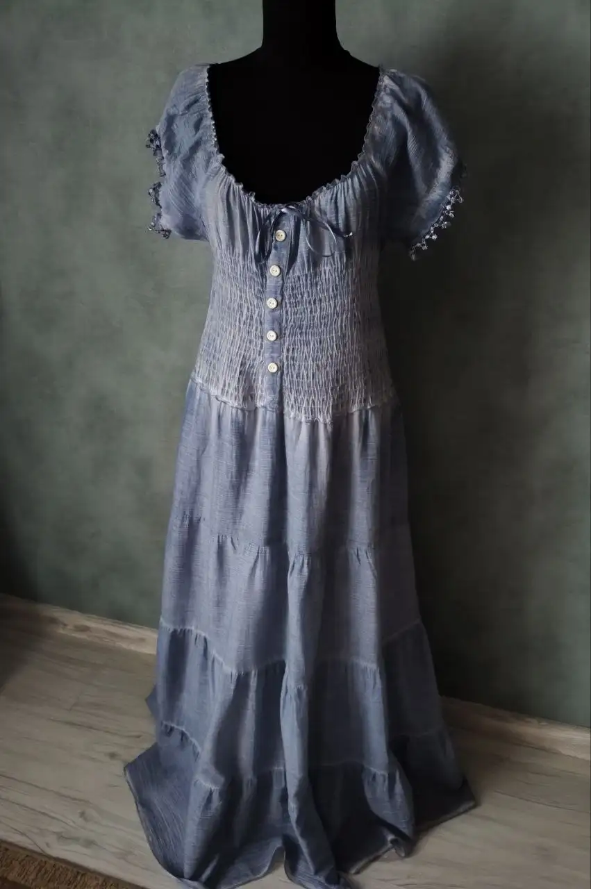 Платье ярусное макси Турция размер 48/50 - Женская одежда (Одежда) в Зеленоград