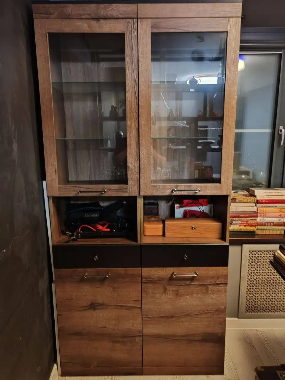 Шкаф витрина в стиле лофт Hoff Jagger 2 штуки - Мебель (Для дома и дачи) в Москва