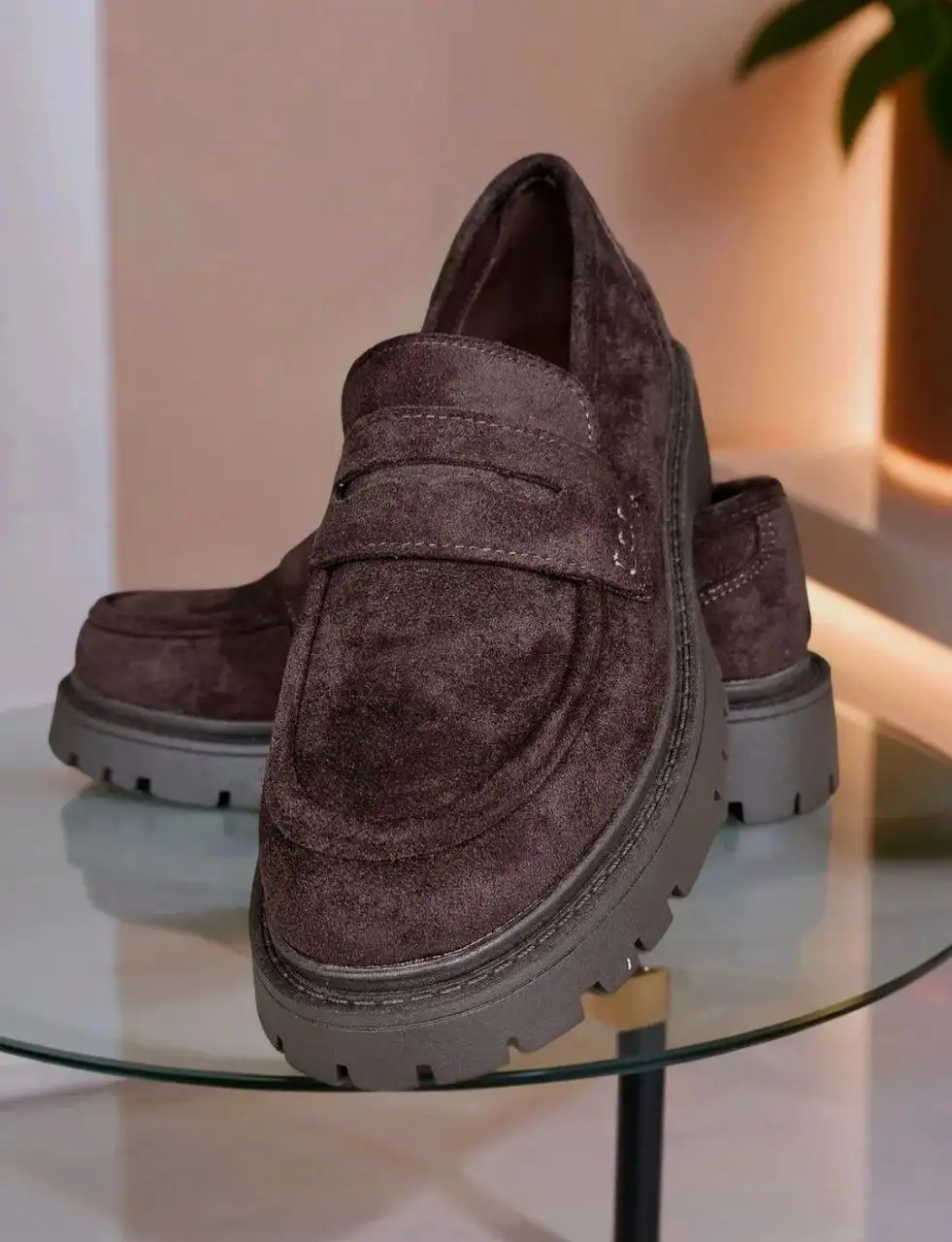 Лоферы Женские экозамша и черные со шнуровкой - Обувь (Одежда) в Москва