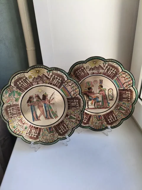 Тарелки египет латунь настенные диаметр 24 см - Посуда в Зеленоград