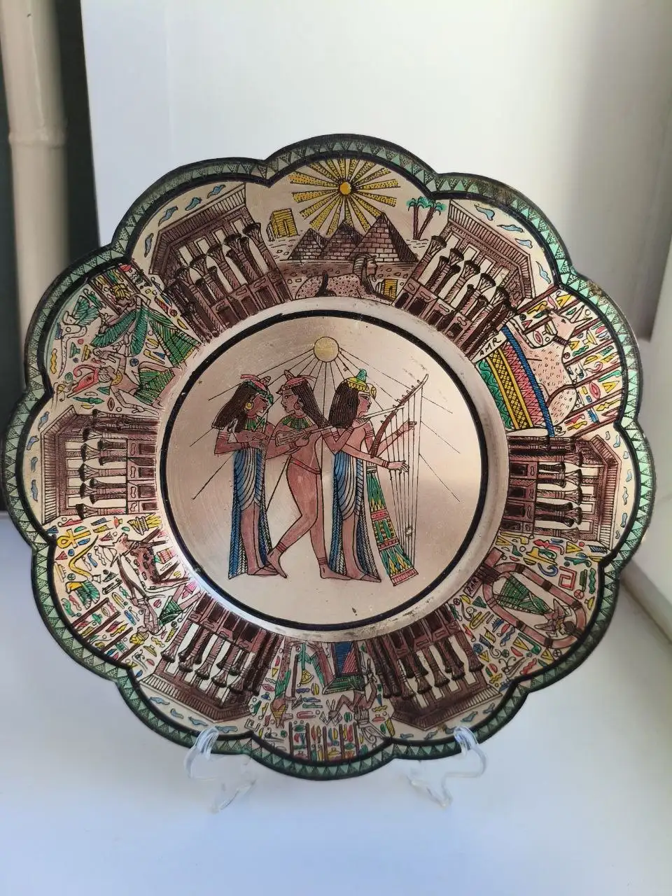 Тарелки египет латунь настенные диаметр 24 см - Посуда (Барахолка) в Зеленоград