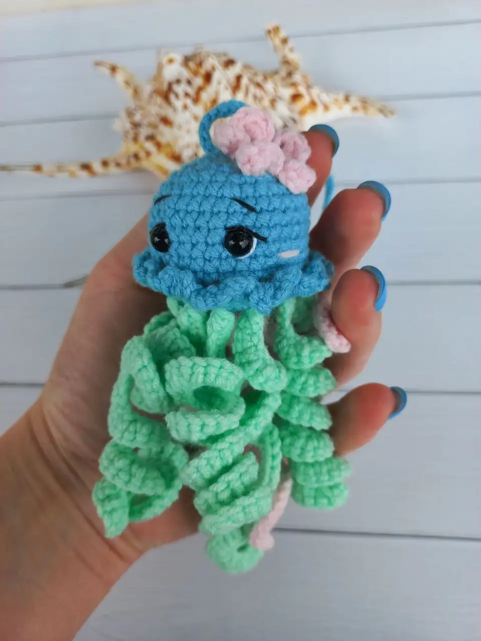 Вязаный обвес медуза - Рукоделие (Хобби и отдых) в Красноуфимск