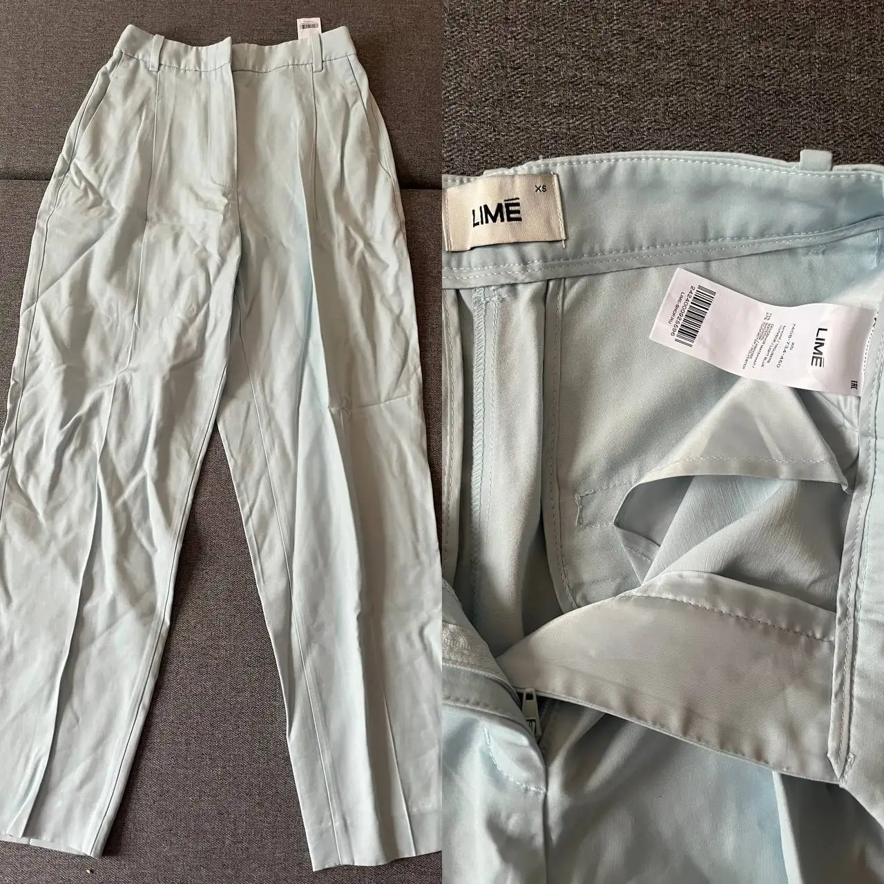 Летние брюки LIME XS светло-голубого оттенка - Женская одежда (Одежда) в Москва
