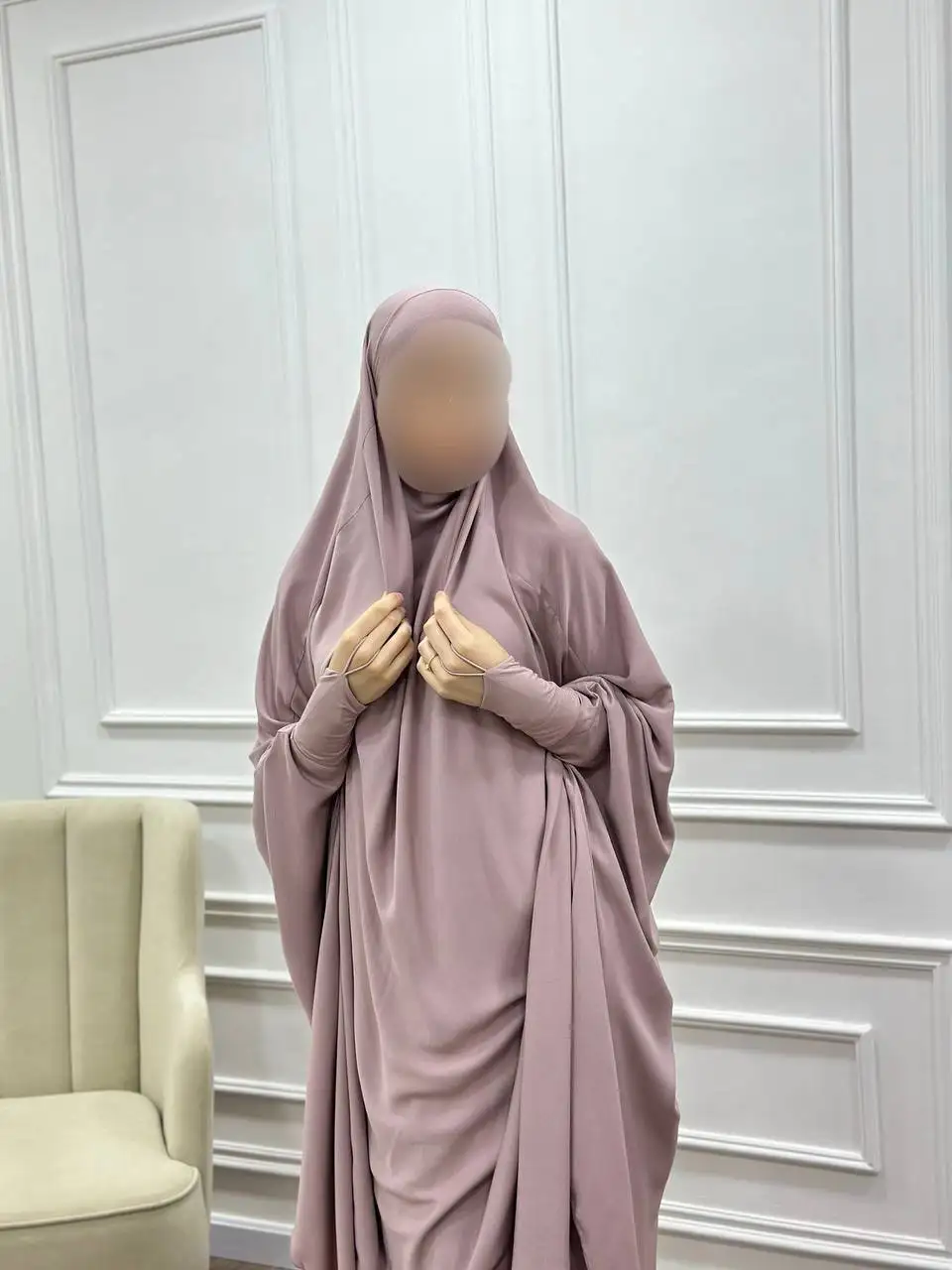 Джильбаб с юбкой на завязках из штапеля - Женская одежда (Одежда) в Москва