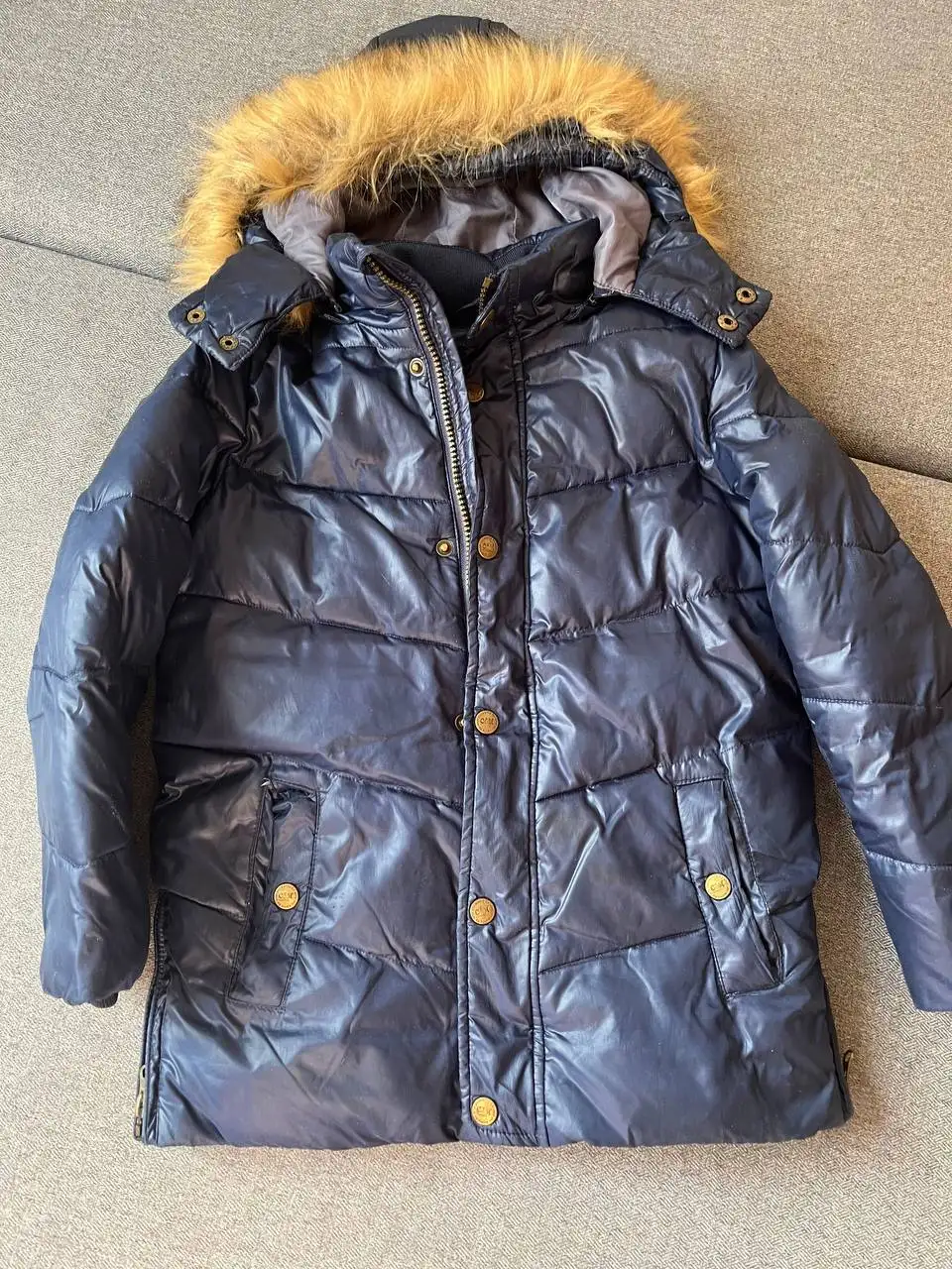 Зимний пуховик на флисовой спинке - Верхняя одежда (Одежда) в Москва