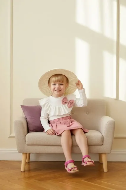 Шикарный костюм для маленьких модниц юбка + блузка - Подростковая одежда в Москва