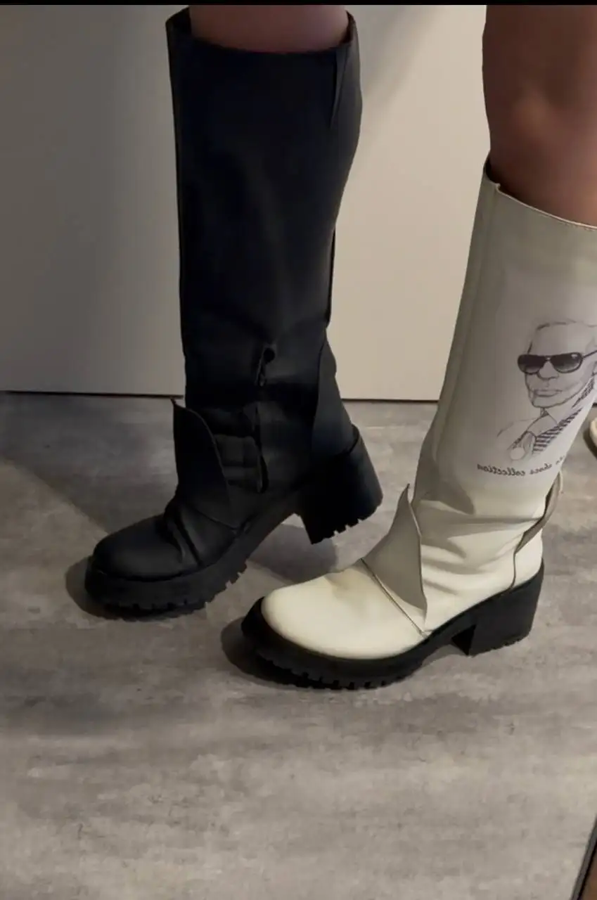 Продажа ботфортов KARL LAGERFELD - Обувь (Одежда) в Москва