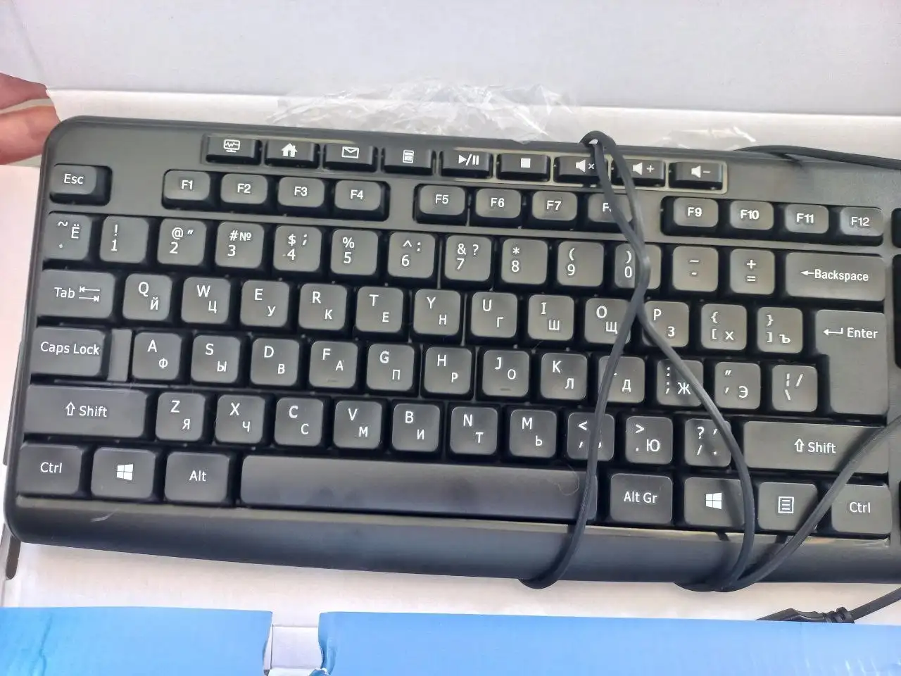 Клавиатура Filum FL-KB10-BK проводная - Компьютерная периферия (Электроника) в Красноуфимск