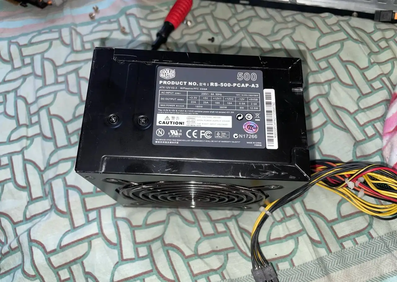 Блок питания CoolerMaster 500W - Компьютерные комплектующие (Электроника) в Москва