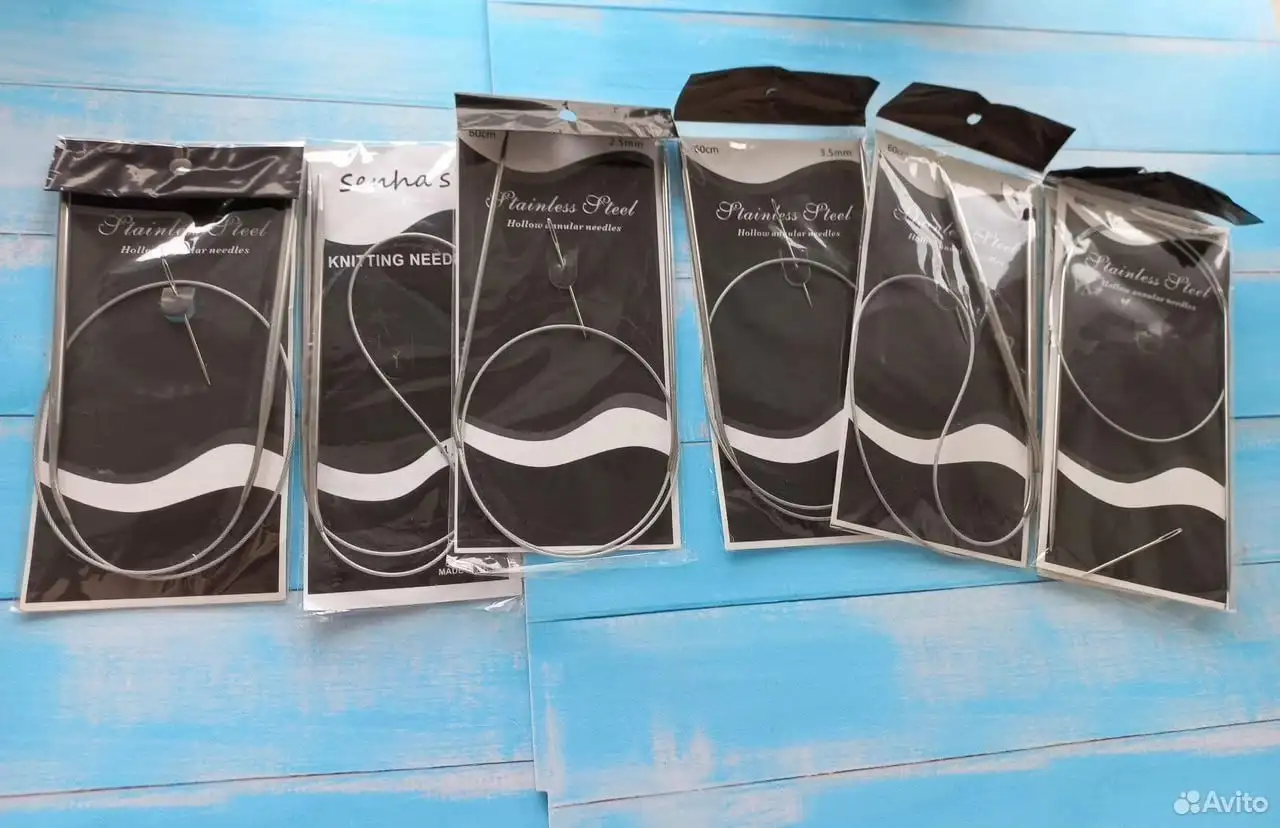 Набор для вязания: круговые спицы и линейка для измерения - Рукоделие (Хобби и отдых) в Красноуфимск