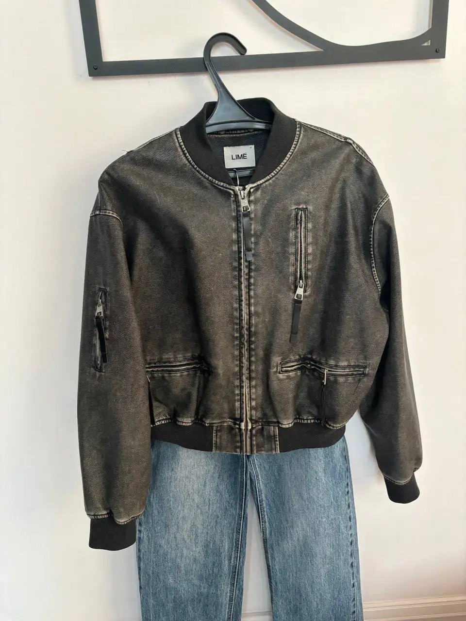 Кожаная куртка Lime женская - Верхняя одежда (Одежда) в Москва