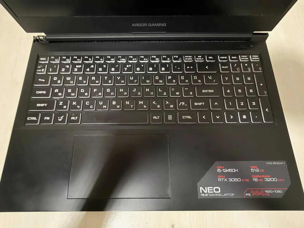 Ноутбук i5-1245H, RTX 3050, 144Гц - Ноутбуки (Электроника) в Москва