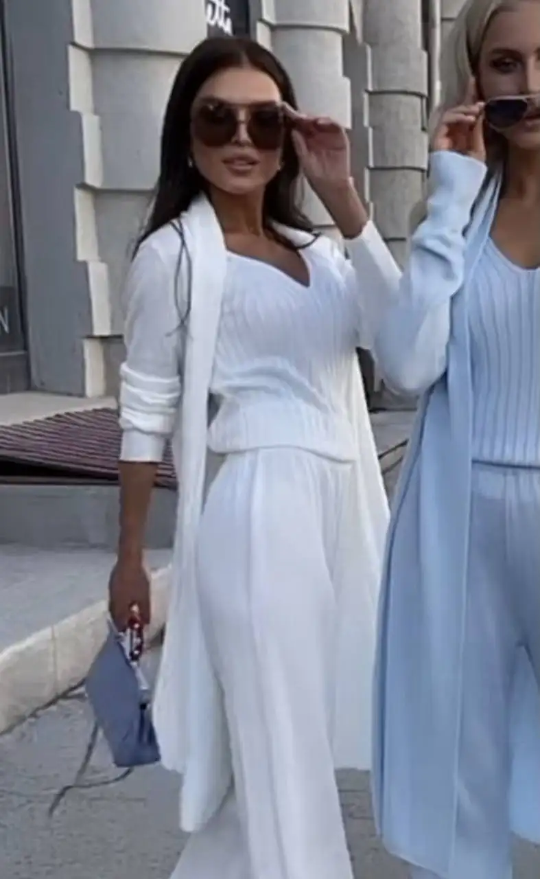 Белый костюм тройка Malina Fashion - Женская одежда (Одежда) в Москва
