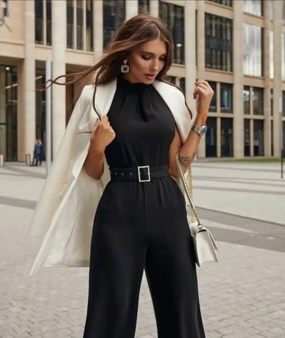 Черный комбинезон Malina Fashion Bonita - Жилетки в Москва