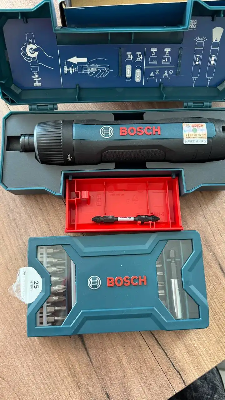Аккумуляторная электроотвертка Bosch GO 3 (3 поколение) с набором бит - null (Инструменты) в Москва