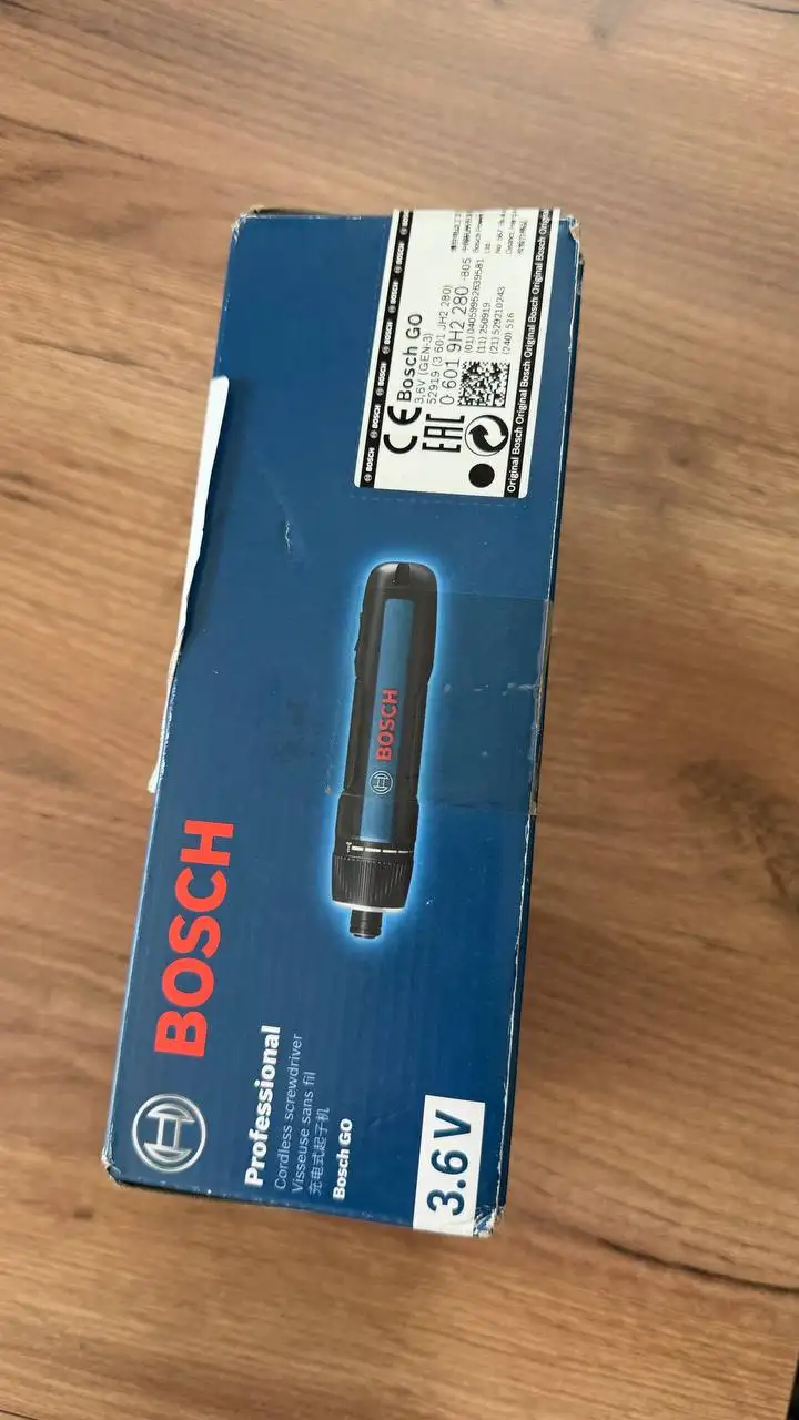 Аккумуляторная электроотвертка Bosch GO 3 (3 поколение) с набором бит - null (Инструменты) в Москва