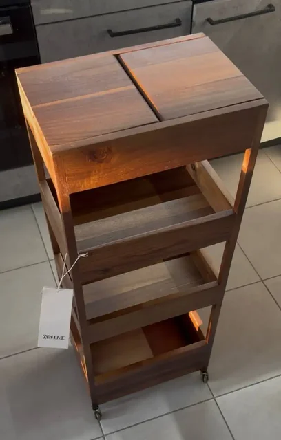 Стеллаж на колесиках Zara Home новый - Посуда//Кухонные аксессуары//Прочее в Москва