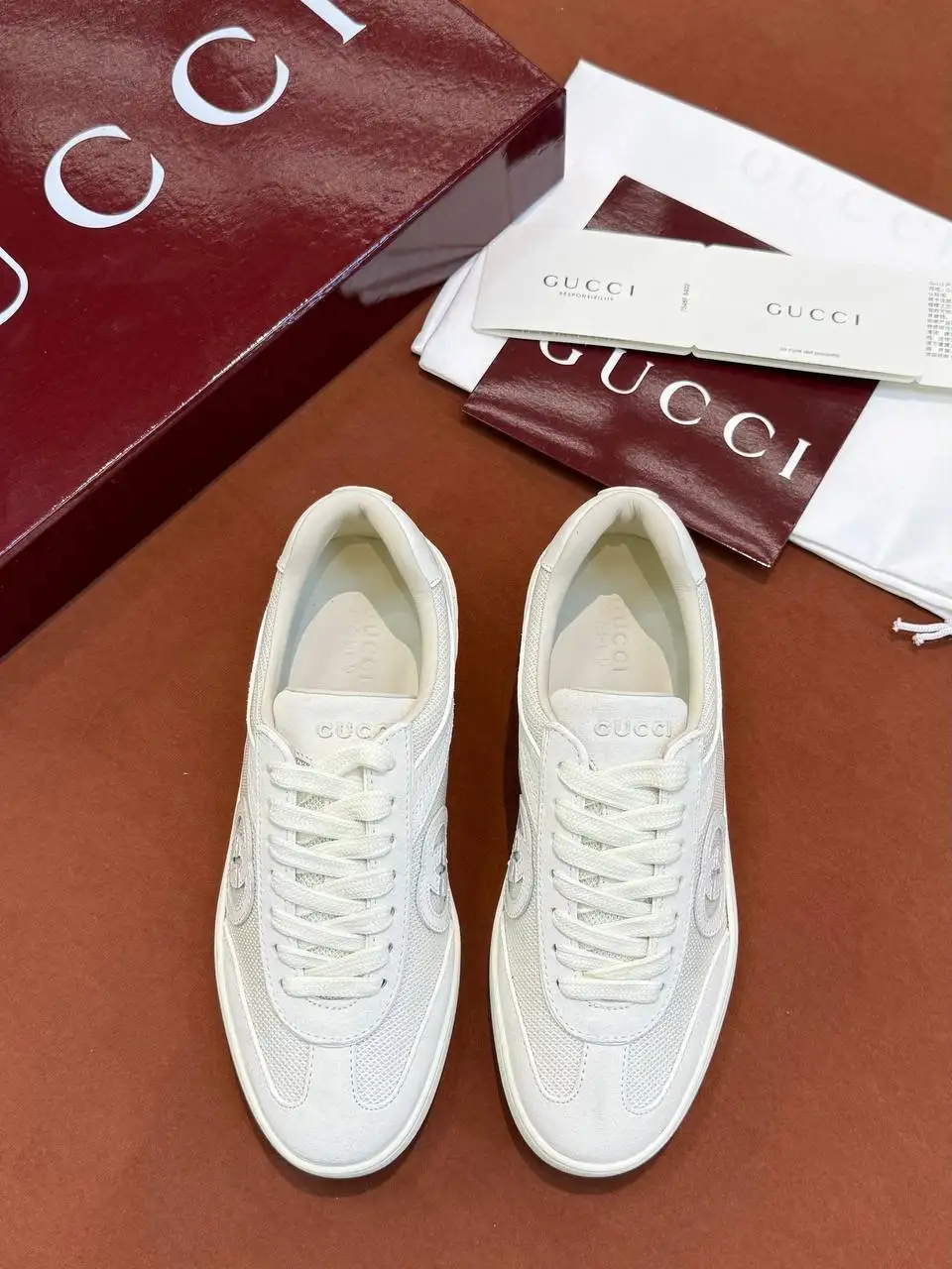 Кроссовки GUCCI из замши премиум-класса - Обувь (Одежда) в Москва